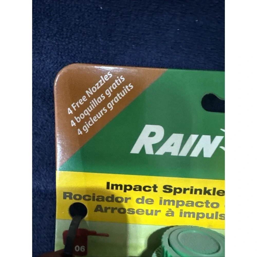 Bundle Of 2 RAIN BIRD Impact Sprinkler w/Nozzle Set #P5-R  Adjustable 0 - 360*
